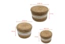 Spetebo Aufbewahrungsbox Seegras Korb natur 3er Set Bild 1