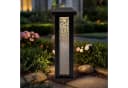 Spetebo LED Solarleuchte Gartenstecker Sprudelsäule Design Warm Weiß Bild 2