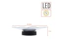 Spetebo LED Solar Wandleuchte Blume transparent 18 cm Bild 1
