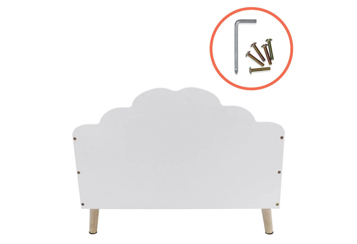 Spetebo Aufbewahrungsbox Wolke 58 x 45 cm Kinder Aufbewahrungstruhe - Bild 3