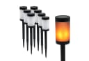 Spetebo LED Solarleuchte Wegeleuchte mit 12 Flammen LED 41 x 6 cm Bild 2