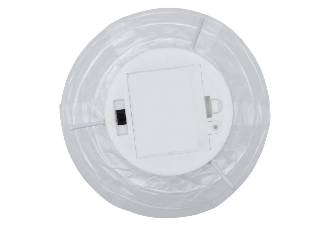 Spetebo LED Papier Laterne 2er Set Weiß Silber 26 cm - Bild 4