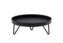 Spetebo Blumenhocker Metall Schwarz 22 cm Bild 2