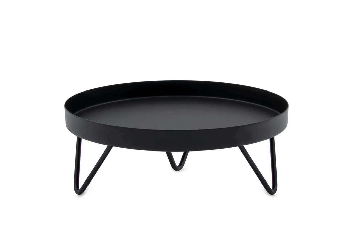 Spetebo Blumenhocker Metall Schwarz 22 cm - Bild 2