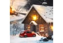 Spetebo Weihnachts Wandbild mit LED Beleuchtung Leinwand auf Holzrahmen Bild 3