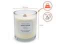 Spetebo Duftkerze im Glas 13 cm White Cotton Duft mit Knisterdocht Bild 1
