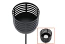 Spetebo Windlicht Metall Gartenstecker Schwarz Bild 3