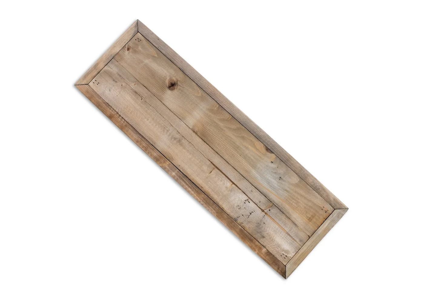 Spetebo Blumenhocker Deko Blumenteller Natur Holz - Bild 3