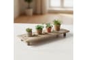 Spetebo Blumenhocker Deko Blumenteller Natur Holz Bild 5
