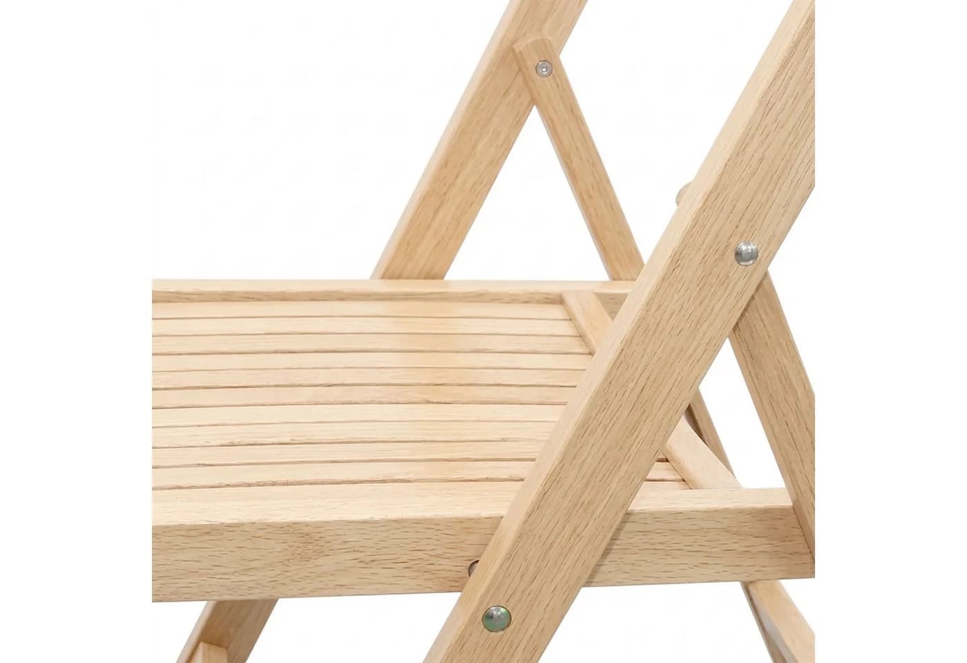 Spetebo Holzklappstuhl Natur Klassisch 100kg Tragkraft - Bild 4