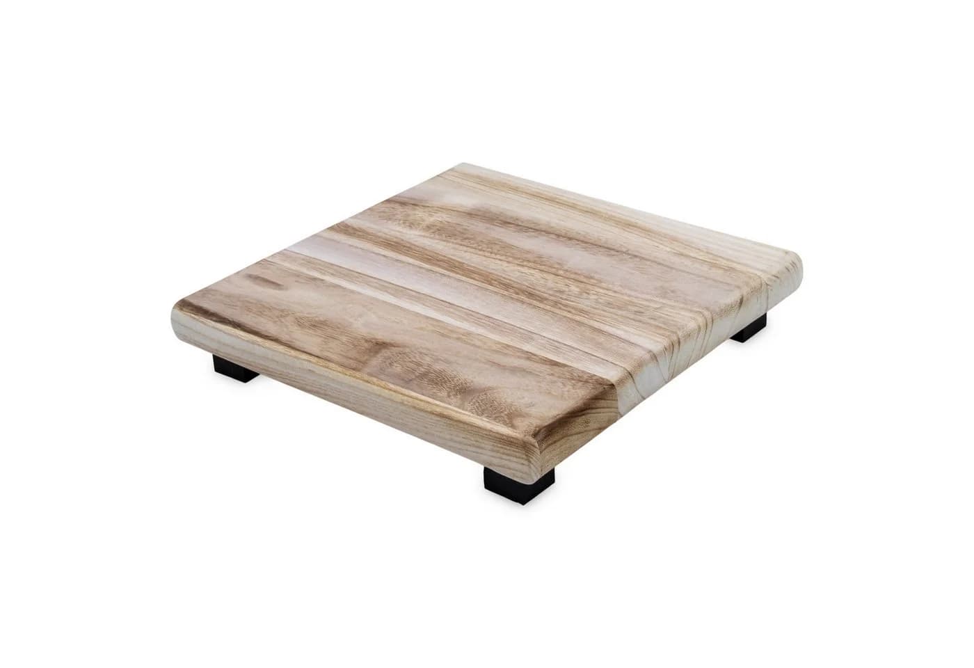 SPETEBO Blumenhocker Holz eckig mit schwarzen Füßen - Bild 2