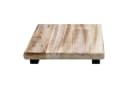 SPETEBO Blumenhocker Holz eckig mit schwarzen Füßen Bild 4