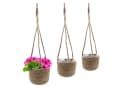 Spetebo Seegras Blumenampel 3er Set Natur Bild 2