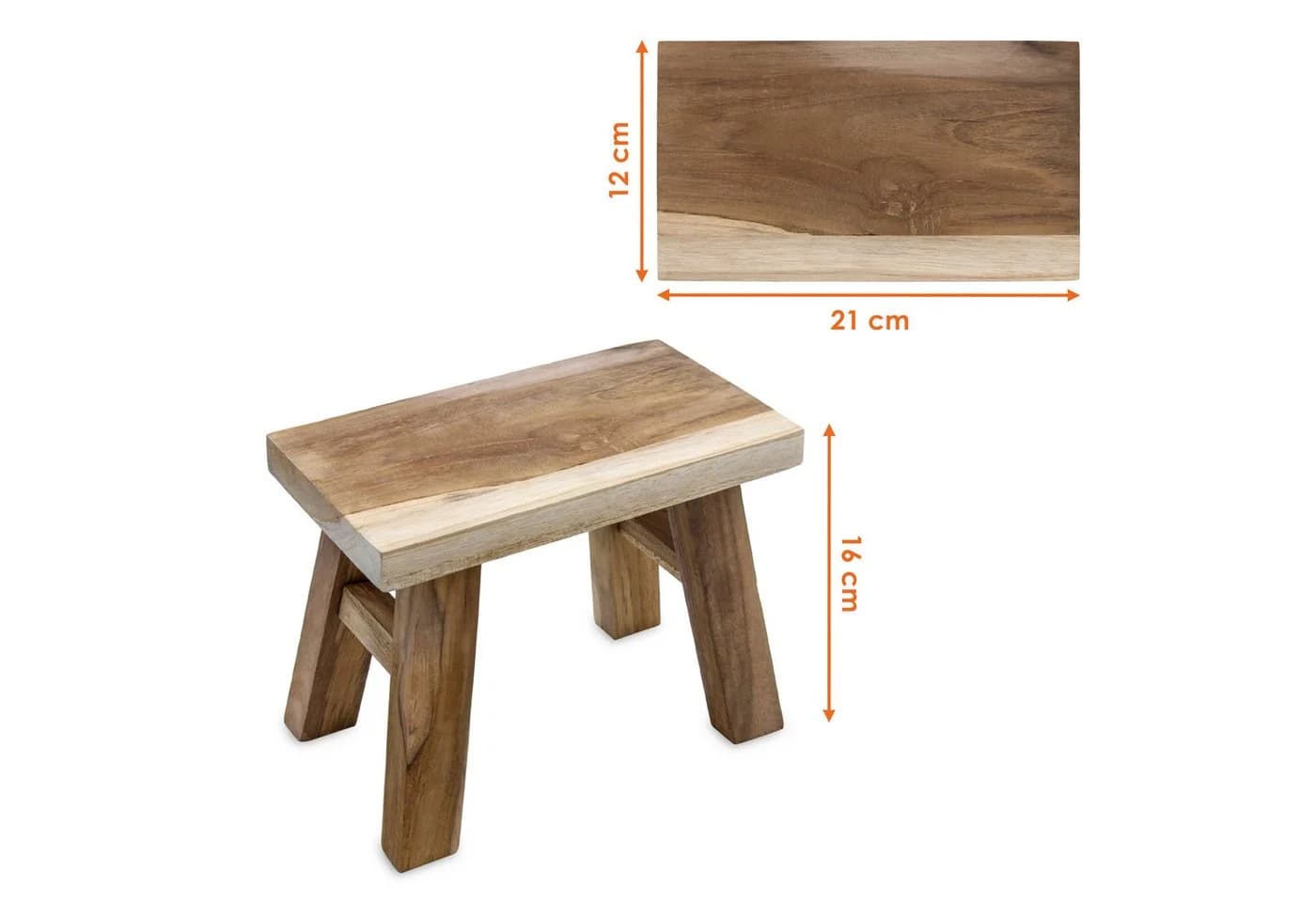 Spetebo Blumenbank Teakholz Landhausstil