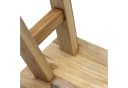 Spetebo Blumenhocker Teakholz Blumensitzbank Natur Rechteckig Bild 5