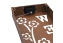 Spetebo LED Wandleuchte Metall WELCOME Rost Optik Solar Bild 5
