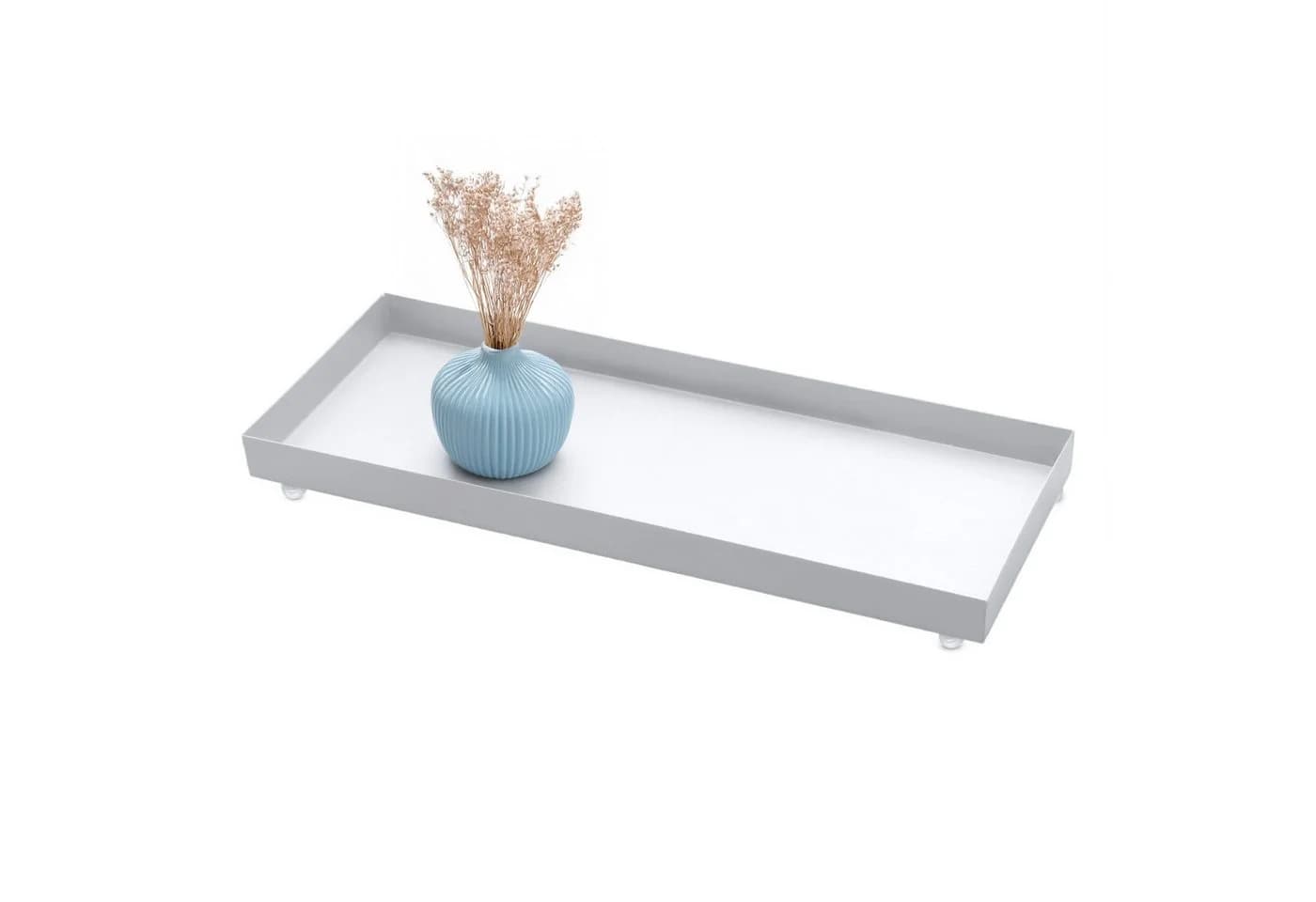 Spetebo Dekotablett Metall Kerzentablett Rechteckig 40 x 15 cm - Bild 2