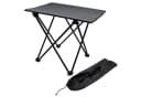 Spetebo Campingtisch Klapptisch Schwarz mit Tragetasche Bild 2