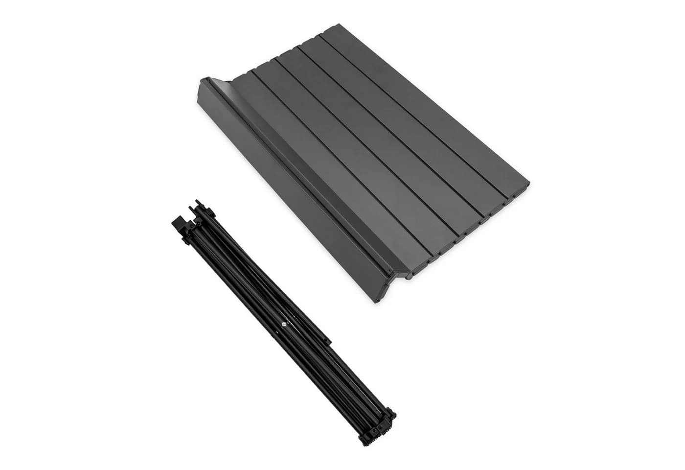 Spetebo Campingtisch Klapptisch Schwarz mit Tragetasche - Bild 4