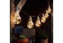 Spetebo LED Solar Lichterkette 10 Glühbirnen warm weiß Bild 2