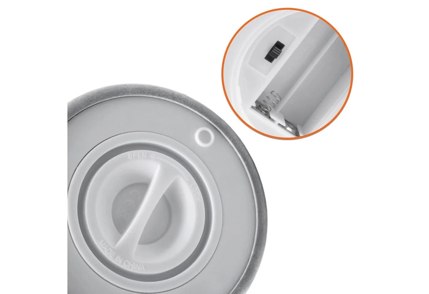 Spetebo LED-Kerze Outdoor Beton Optik 2er Set mit Timer - Bild 4