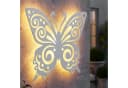 SPETEBO Solar Wandbild Schmetterling Weiß mit 30 LED Bild 2