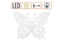 SPETEBO Solar Wandbild Schmetterling Weiß mit 30 LED Bild 3