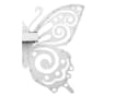 SPETEBO Solar Wandbild Schmetterling Weiß mit 30 LED Bild 4