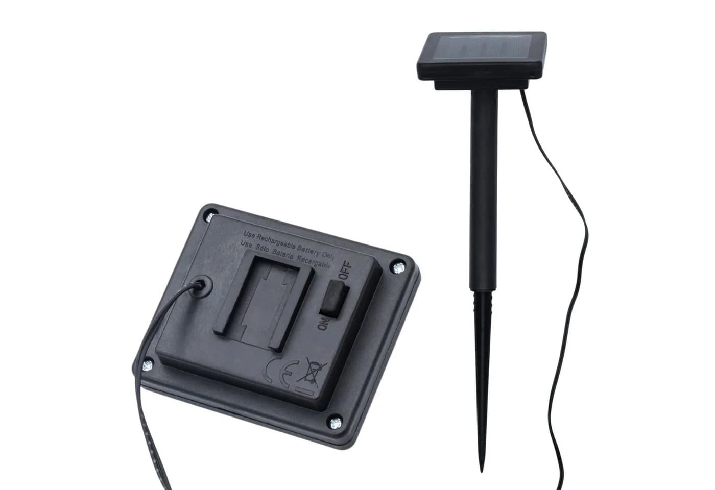 Spetebo Solar LED Lichtstreifen 200 cm warm weiß selbstklebend - Bild 3