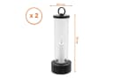 Spetebo LED-Kerze Outdoor 2er Set mit Timer und Flammen-Effekt Bild 1