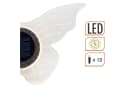 SPETEBO LED Solar Wandleuchte Schmetterling Warmweiß Dämmerungssensor Bild 3