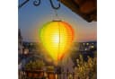 Spetebo LED Dekofigur Solar Heißluftballon Nylon bunt orange Bild 2