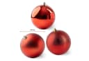 Spetebo Weihnachtsbaumkugel 20 cm rot 3er Set XL Bild 3