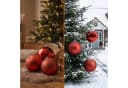 Spetebo Weihnachtsbaumkugel 20 cm rot 3er Set XL Bild 4
