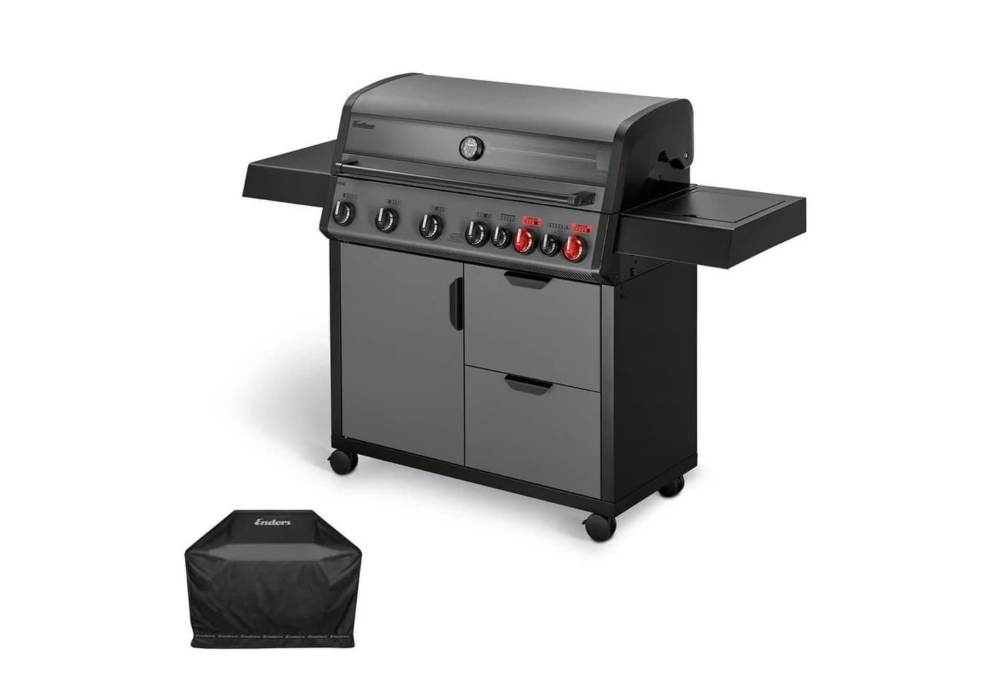 Enders® Gasgrill Hyde 6 SIKR Turbo II mit Wetterschutzhülle - Bild 2