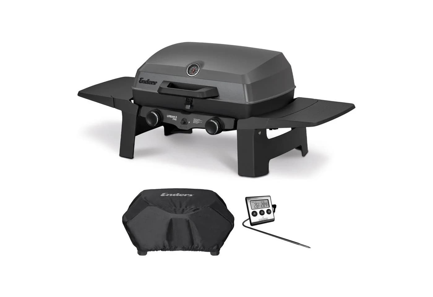 Enders URBAN II PRO Tisch-Gasgrill Edelstahl inkl. Wetterschutzhülle - Bild 2