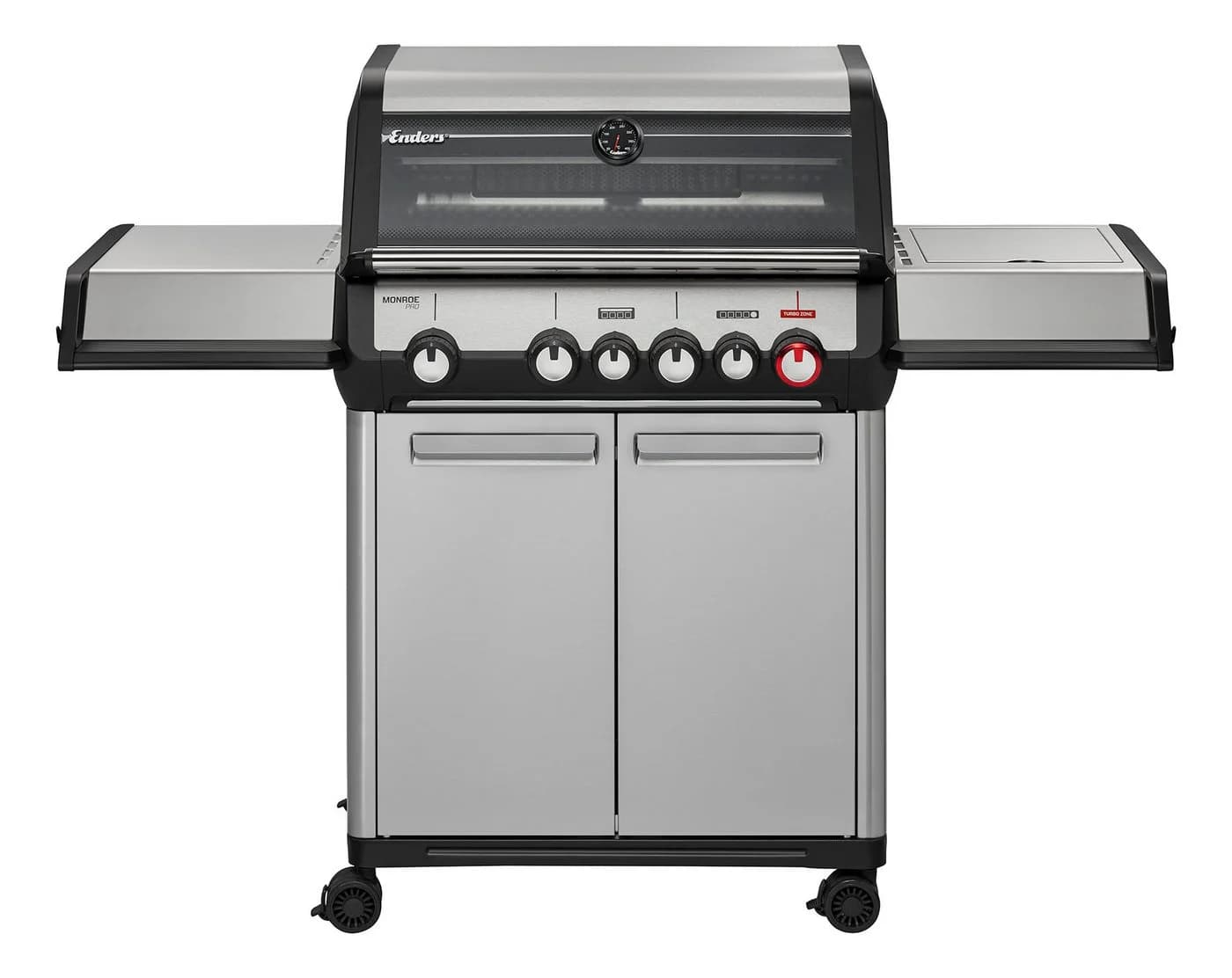 Enders® Gasgrill Monroe Pro 4 SIKR Turbo Edelstahl 4 Brenner