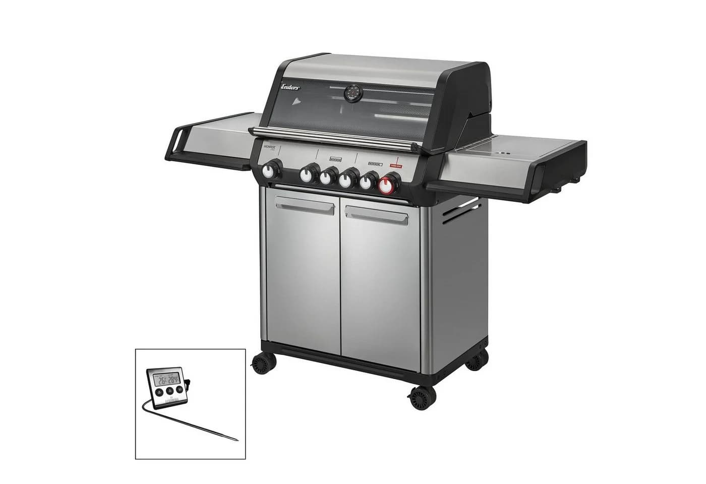 Enders® Gasgrill Monroe Pro 4 SIKR Turbo Edelstahl 4 Brenner - Bild 2