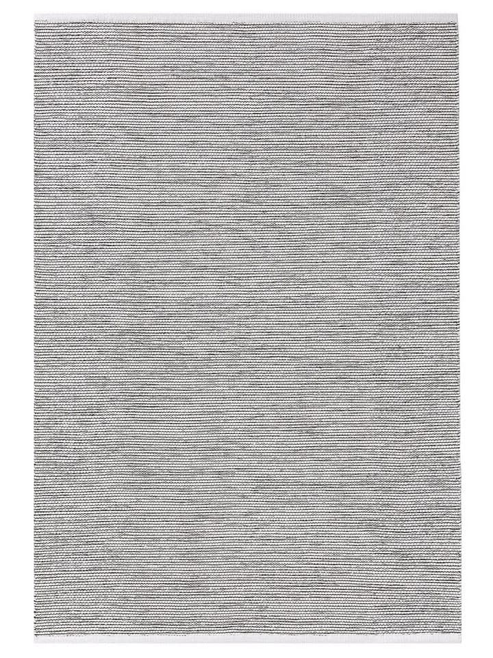 benuta Teppich Ron Rechteckig Beige/Schwarz 100% Baumwolle Minimalistisch