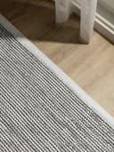 benuta Teppich Ron Rechteckig Beige/Schwarz 100% Baumwolle Minimalistisch Bild 3