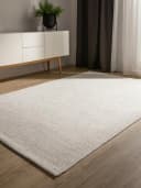benuta Teppich Ron, Rechteckig, 5 mm Höhe, 100% Baumwollteppich, Minimalistisch, Pflegeleicht, Wohnzimmerteppich Bild 2