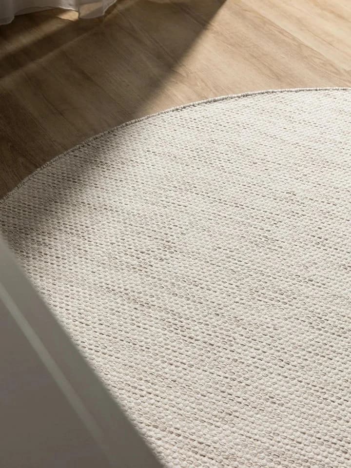 benuta Teppich Ron Rund Beige 100% Baumwolle - Bild 3