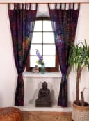 Guru-Shop Boho Vorhang Mandala Motiv Baumwolle Schlaufen Bild 4