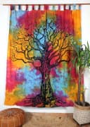 Guru-Shop Boho Vorhänge Gardine 1 Paar mit Schlaufen Bild 3