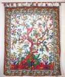 Guru-Shop Boho Vorhang Lebensbaum Bunt mit Schlaufen Bild 2
