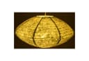 Guru-Shop Flacher Lokta Papierlampenschirm Lindgrün Boho UFO Bild 3