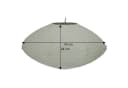 Guru-Shop Flacher Lokta Papierlampenschirm Lindgrün Boho UFO Bild 4