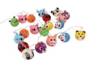 Guru-Shop LED-Lichterkette für Kids, 20 Stoffbälle mit Tiergesichtern Bild 1