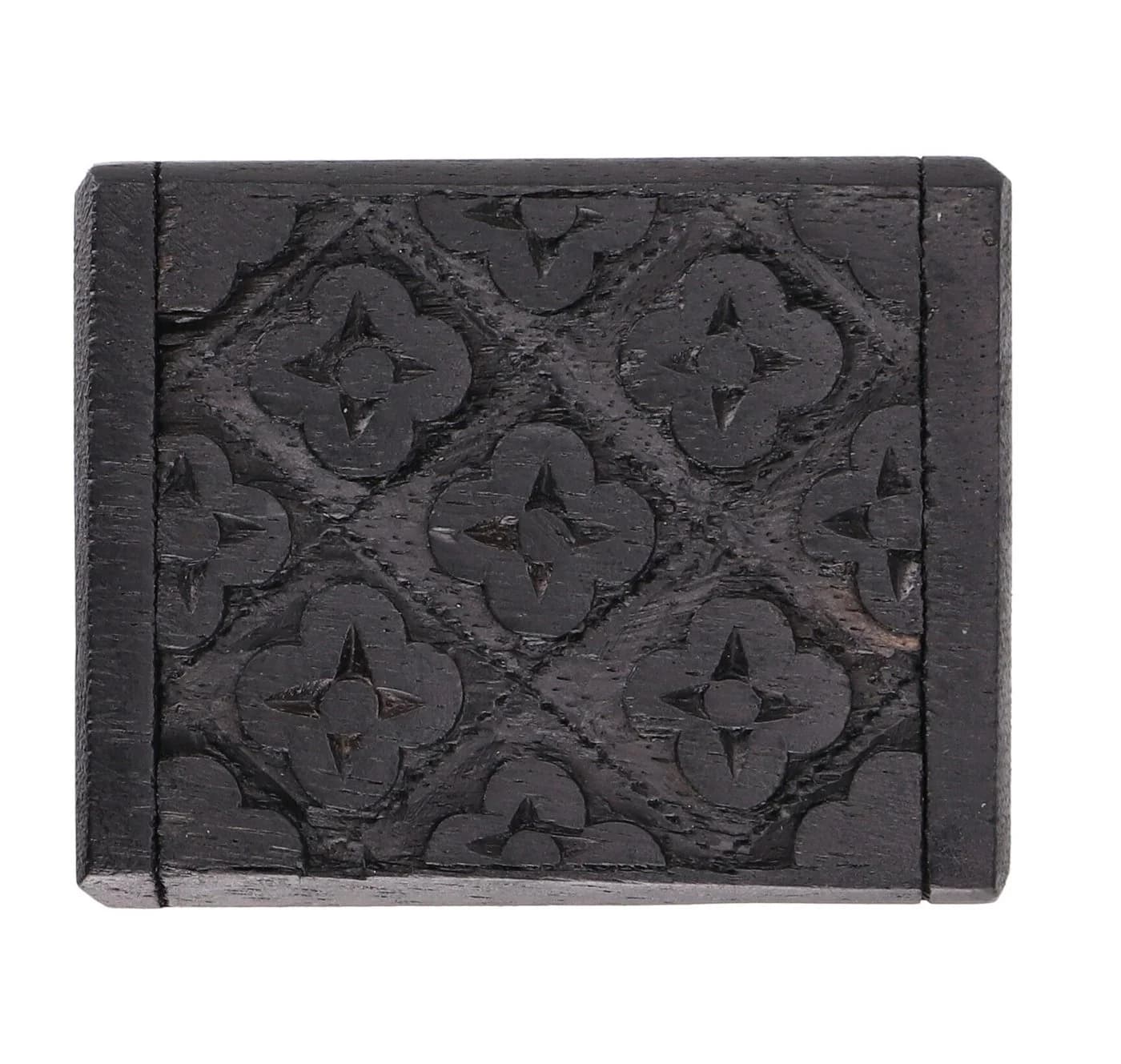 Guru-Shop Schatztruhe Aufbewahrungsdose Schwarz Holz - Bild 3