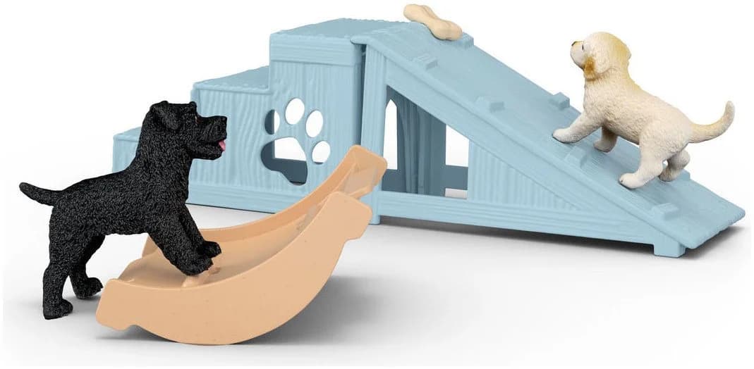 Schleich Spielwelt Farm World Abenteuerzeit für Welpen 12-tlg. - Bild 3